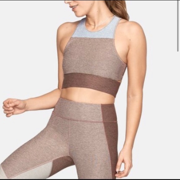 Outdoor Voices Tops - NEW Outdoor Voices Tri-Tone Slashback Crop Top